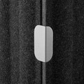 EILIF Screen, freestanding, dark grey, 80x150 cm