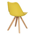 Dining Chair Norden Star Square, yellow