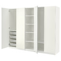 PAX / FORSAND Wardrobe, white/white, 250x60x201 cm