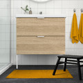 ALSTERN Bath mat, golden-yellow, 50x80 cm