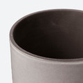 HONUNGSPALM Plant pot, in/outdoor/grey/beige, 15 cm