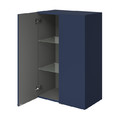 GoodHome Bathroom Wall Cabinet Imandra 60 x 90 x 36 cm, matt dark blue