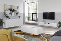 Wall-Mounted TV Cabinet Scalia, matt white