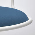 ÖRFJÄLL Swivel chair, white/Vissle dark blue