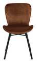 Chair Batilda, velvet, copper