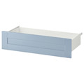 SANNIDAL Drawer, white/blue, 80x42x20 cm