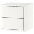 EKET Cabinet with 2 drawers, white, 35x35x35 cm