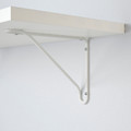 BERGSHULT / FÖRLÄGGARE Wall shelf, white/white, 80x30 cm