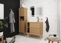 GoodHome Bathroom Wall Cabinet Avela 20 cm, oak effect