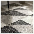 TILLFART Rug, low pile, triangle/grey, 200x300 cm