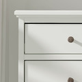 IDANÄS Chest of 6 drawers, white, 84x135 cm