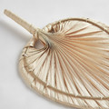 MOLNSKOG Wall decoration, set of 2, palm leaf handmade