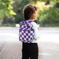 STARTTID Backpack, white/bright lilac, 27x9x38 cmx12 l