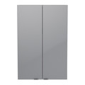 Bathroom Wall Cabinet GoodHome Imandra 60x90x36cm, grey