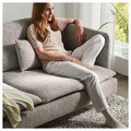 SÖDERHAMN 3-seat sofa, with open end, Viarp beige/brown