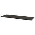 LAGKAPTEN Table top, black-brown, 200x60 cm