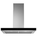 KULINARISK Wall mounted extractor hood, stainless steel, glass