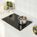 LAGAN Induction hob, plug-in 2 zones/black