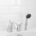 GoodHome Bath & Shower Set Kerries, chrome