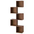 EKET Wall-mounted storage combination, walnut effect