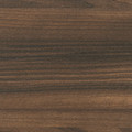 TOLKEN Countertop, brown walnut effect/laminated board, 122x49 cm