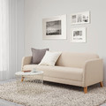 LINANÄS 3-seat sofa, Vissle beige