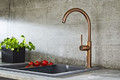 Omnires Sink Mixer Tap Tiverton TR50CPB, brushed copper