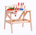 Wooden Workbench with Tools & Blocks 3+