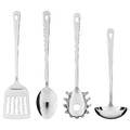 GRUNKA 4-piece kitchen utensil set, stainless steel