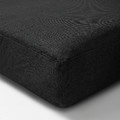 FRÖSÖN Cover for seat cushion, outdoor/black, 62x62 cm