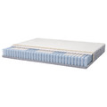 VALEVÅG Mattress, pocket springs, firm/light blue, 120x200 cm