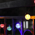 Outdoor Lighting Chain Crackle Ball 8G IP44, multicolour