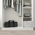 KLEPPSTAD Wardrobe with 3 doors, white, 117x176 cm