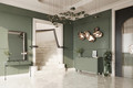 Cabinet Sonatia II 150 cm, with 2 internal drawers, olive