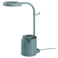 BRUNBÅGE LED work lamp, with storage dimmable/turquoise