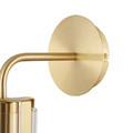 GoodHome Wall Lamp Saiphi E27, gold