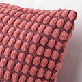 SVARTPOPPEL Cushion cover, light red, 65x65 cm