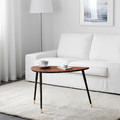 LÖVBACKEN Side table, medium brown, 77x39 cm