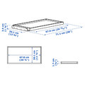 KOMPLEMENT Pull-out tray, white, 75x35 cm