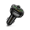 WEKOME Transmiter FM Bluetooth + Car charger 17W, black