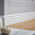 GoodHome MDF Skirting Board 19 x 120 x 2200 mm, white