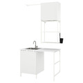 ENHET Laundry, white, 123x63.5x87.5 cm