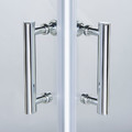 Cooke & Lewis Shower Enclosure Onega 80x80x190cm, chrome/transparent