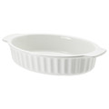 POETISK Oven dish, oval/off-white, 32x21 cm