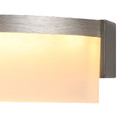 GoodHome LED Wall Lamp Danxiac, brushed chrome