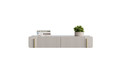 Wall-Mountd Dressing Table Malmi 100 cm, cashmere, crema bianca, gold