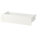 SANNIDAL Drawer, white/white, 80x42x20 cm