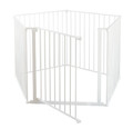 Baby Dan Safety Gate Flex XXL Wall-mounted Hearth Gate 90-350 cm, white