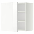 METOD Wall cabinet with shelves, white/Ringhult white, 60x60 cm