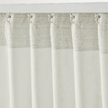 SANELA Curtains, 1 pair, off-white, 140x300 cm